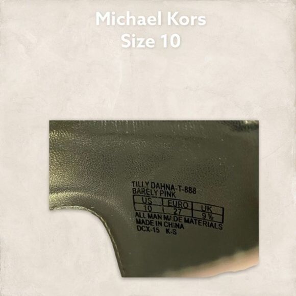 Toddler baby Girl’s Michael Kors sandals - Picture 2 of 5